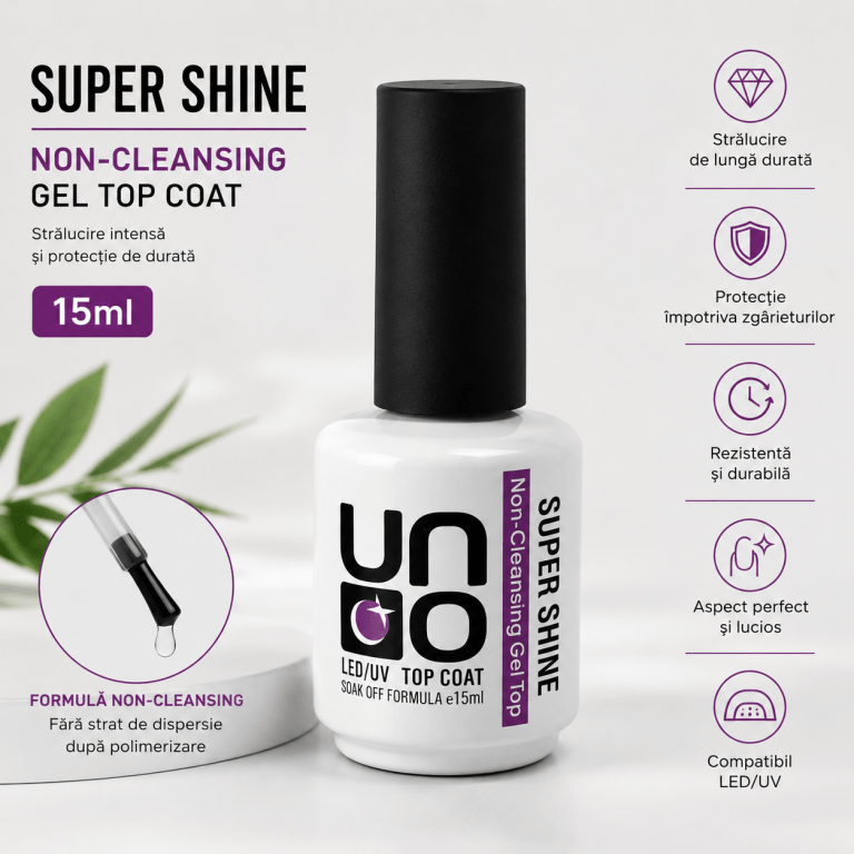 Top Coat No Clean UNO Super Shine 15 ml