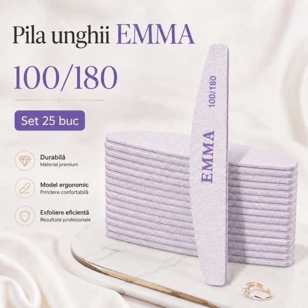 Set 25 pile profesionale EMMA 100/180