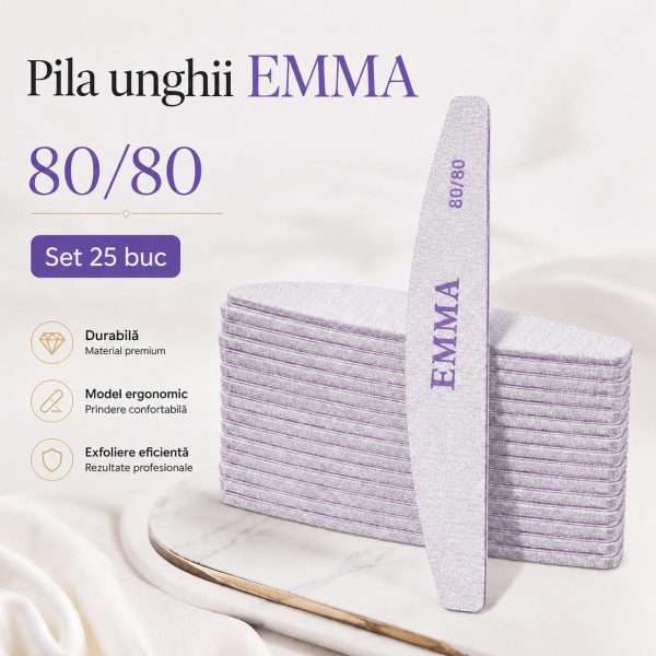 Set 25 pile profesionale EMMA 80/80