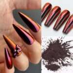 Pigmenti Unghii-Black Crystal & Red Crystal - imagine 4