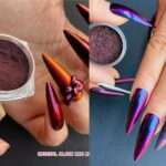 Pigmenti Unghii-Black Crystal & Red Crystal