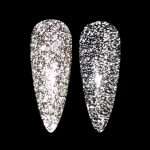 Set Liner Gel Reflectorizant Efect ,Disco Silver & Disco Black - imagine 2