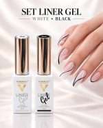 Set 2 Liner Gel,Gel Pictura Alb & Negru