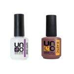 Set Baza Unghii Elastica+Top Uno Super Shine