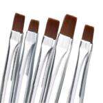 Set 5 Pensule Aplicare Gel Masuri Diferite - imagine 2