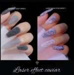 Caviar Unghii cu Efect Reflectorizant-0.6mm - imagine 2