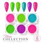 Set Glitter Neon Party-6 Culori Reflectorizante