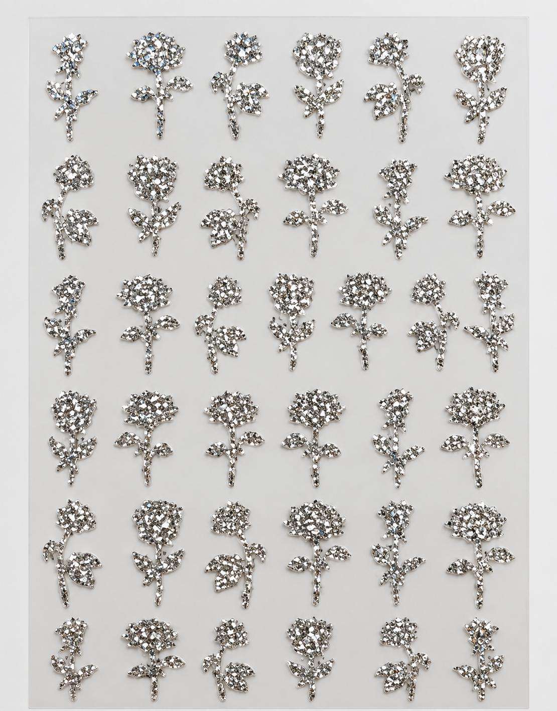 ABT FLOWER Stikere Unghii-Abtibilduri Nail Art 3D Flori - imagine 1