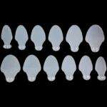 Forme Silicon Reutilizabile pentru Tipsuri Smart Forms C 24 buc