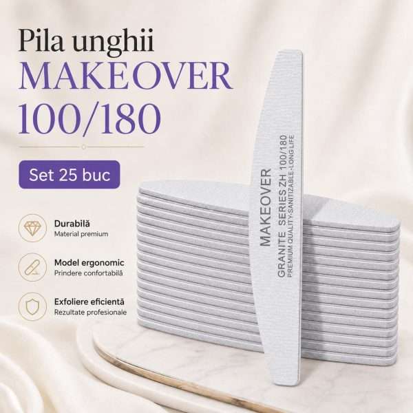 Set 25 Pile Profesionale Granite Series  MAKEOVER 100/180