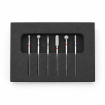 Set Profesional 6 Capete Freza/Bit Unghii Stilizare Cuticule