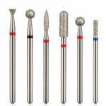 Set Profesional 6 Capete Freza/Bit Unghii Stilizare Cuticule