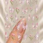 Stikere Unghii-Abtibilduri Nail Art Fluturi MO-217