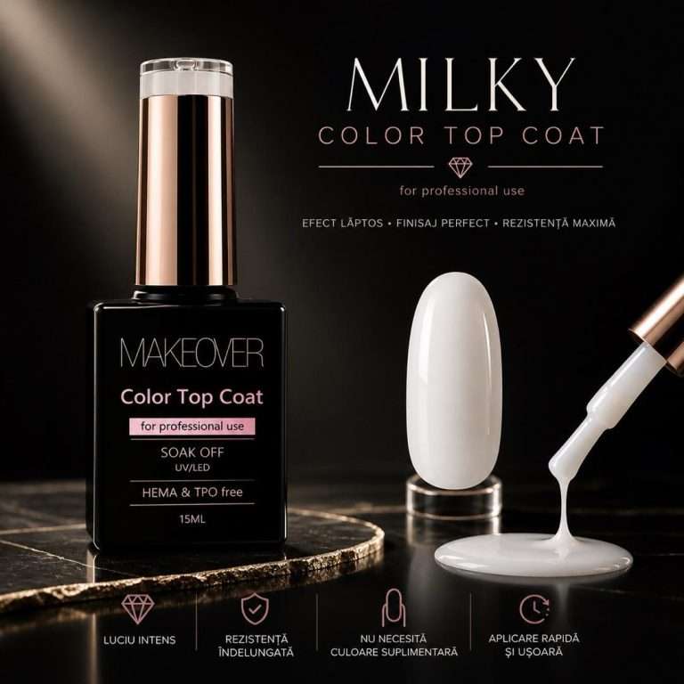 Top Coat Milky White Makeover,15ml