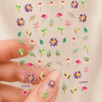Stikere Unghii-Abtibilduri Nail Art Flori Frunze