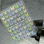 Stikere Unghii-Abtibilduri Nail Art Flurturi Z-A899