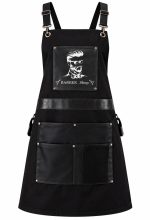 Sort Barber pentru Frizer/Coafor Textil si Piele Ecologica Black