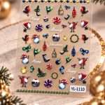 Stikere Unghii-Abtibilduri Nail Art ChristmasYL-1110