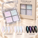Set Glliter 4 Culori Aurora-Manicure Clay