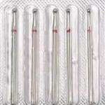 Set 5 Capete Freze pentru Cuticule – 2,5 mm - imagine 3