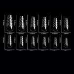 Set Tipsuri Unghii 3D Soft Gel Sirena Coffin 07 ,120buc
