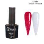 Top Coat Glam EMMA cu Particule Stralucitoare 10ml