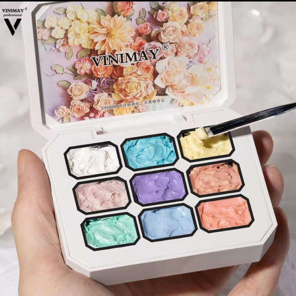 gel 3d -1 Gel 3D Vinimay pentru Nail Art,9 Culori Intense - imagine 1