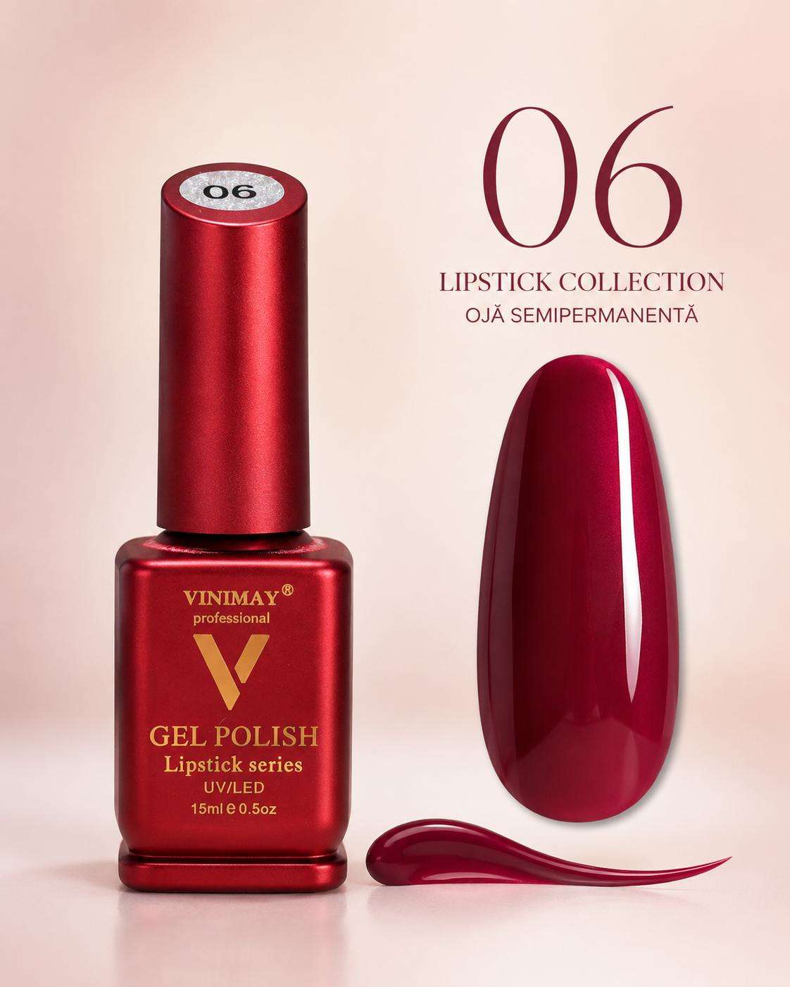 lipstick 06 Oja Semipermanenta Super Pigment Lipstick Collection 06 - imagine 1