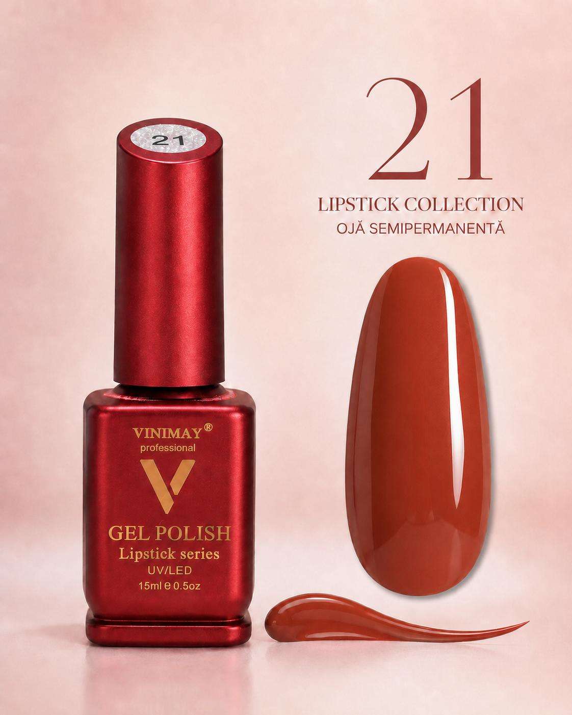 lipstick 21 Oja Semipermanenta Super Pigment Lipstick Collection 21 - imagine 1