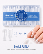 Set 240 Tipsuri Sandwich Dual Forms Balerina 15Marimi
