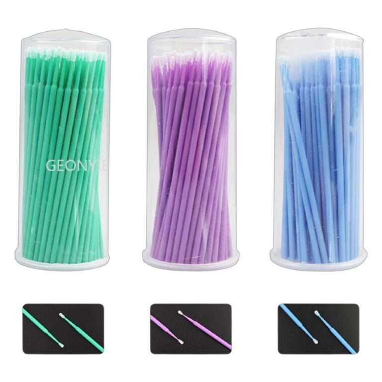 Microaplicatoare pentru Extensii de Gene, Set 100 buc.