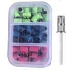 Rezerve Smirghel Unghii Granulatie  #80,#120,#180 set 75 buc - imagine 2