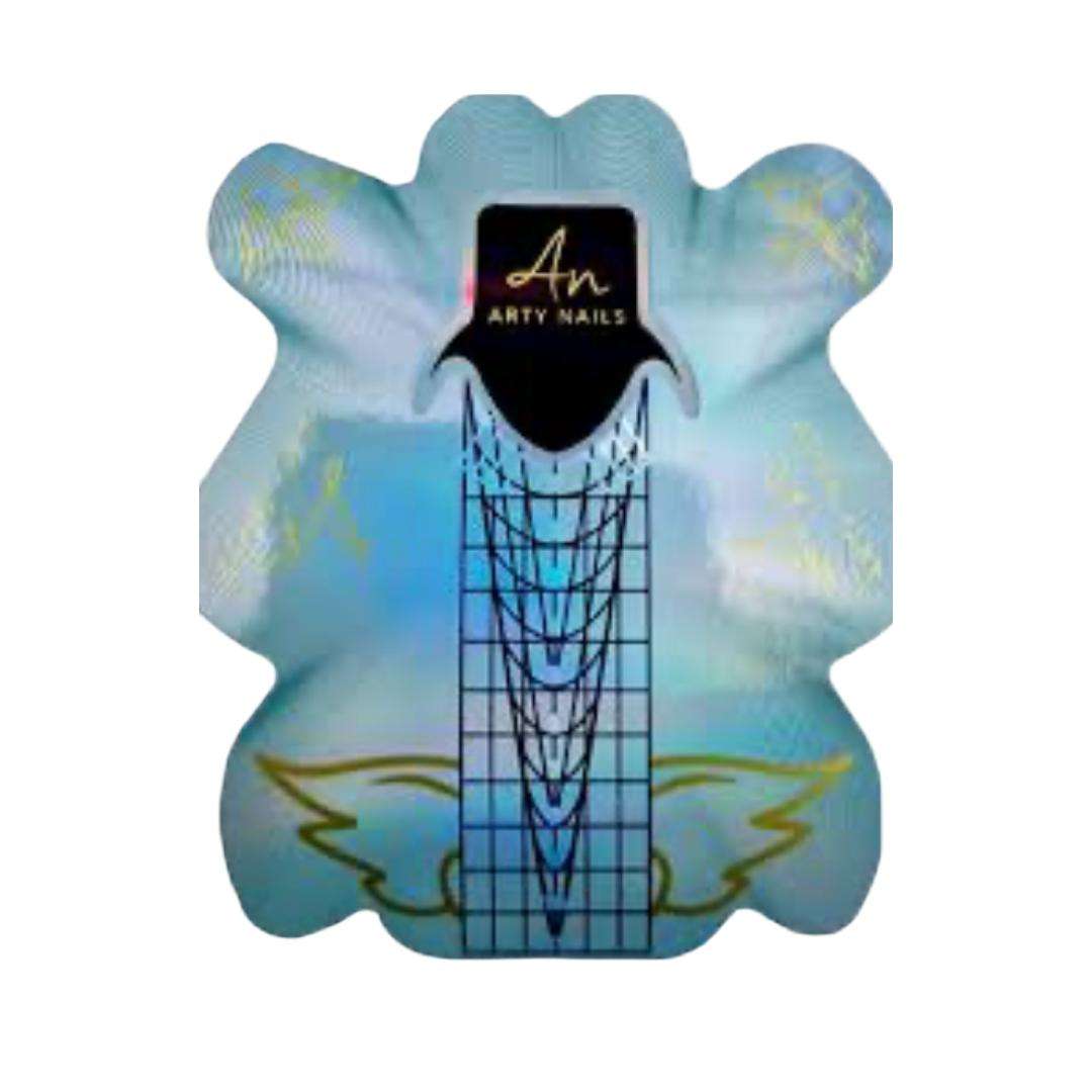 benzi constructie verzi Sablon Constructie Unghii-100 buc5 - imagine 1