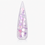 Top Coat Glitter cu Paiete Makeover Professional 15ml - imagine 2