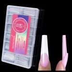 Set 150 Tipsuri Dual Forms French Pro Square Subtire - imagine 2