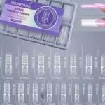 Set 150 Tipsuri Dual Forms Space French Square Pro