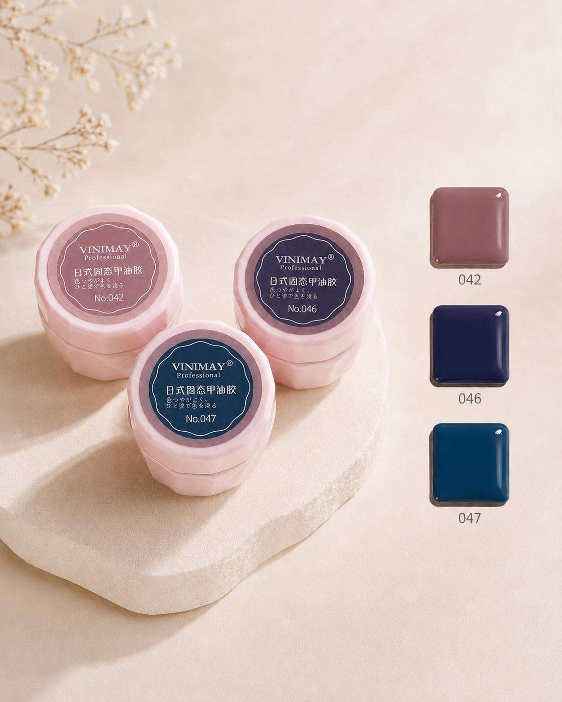 vinimay 424647 Geluri UV Soak Off Vinimay,5ml-Set 3 Culori424647 - imagine 1