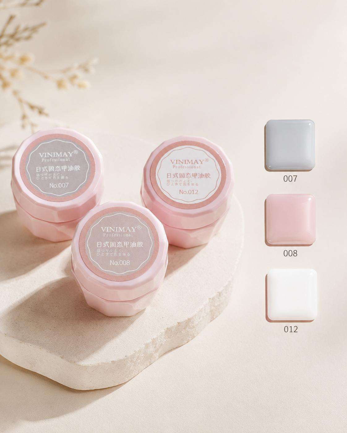 vinimay 7812 Geluri UV Soak Off Vinimay,5ml-Set 3 Culori 7812 - imagine 1