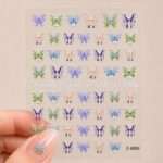 Stikere Unghii-Abtibilduri Nail Art Fluturi Z-A899
