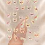Stikere Unghii-Abtibilduri Nail Art Fluturi Z-A027