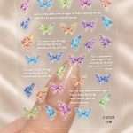 Stikere Unghii-Abtibilduri Nail Art Fluturi Z-A029
