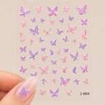 Stikere Unghii-Abtibilduri Nail Art Fluturi MO-257