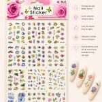 Tatuaje pentru unghii,folie cu 12 combinatii BN1757