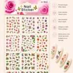 Tatuaje pentru unghii,folie cu 12 combinatii BN2321