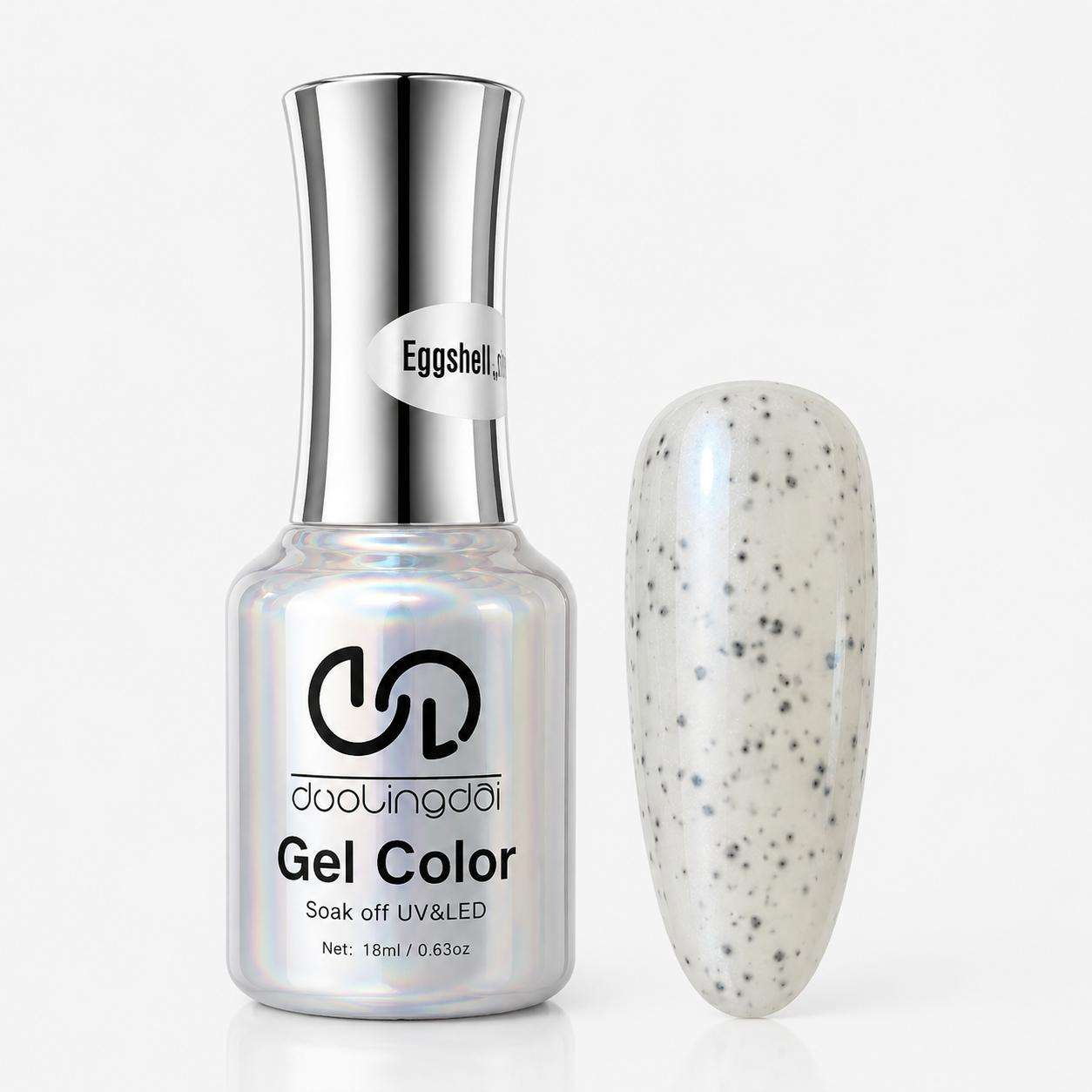 eggshel Oja Semipermanenta Eggshel Effect 18ml - imagine 1
