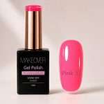 Oja Semipermanenta Makeover Professional Neon Pink Collection15ml - imagine 4