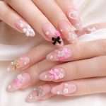 Set Decoratiuni Unghii Fundite&Flori&Perle&Cristale - imagine 3