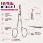 Forfecuță Profesională pentru Cuticule din Oțel Inoxidabil, 20 cm - imagine 3