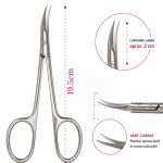 Foarfecă profesională pentru cuticule 19,5 cm