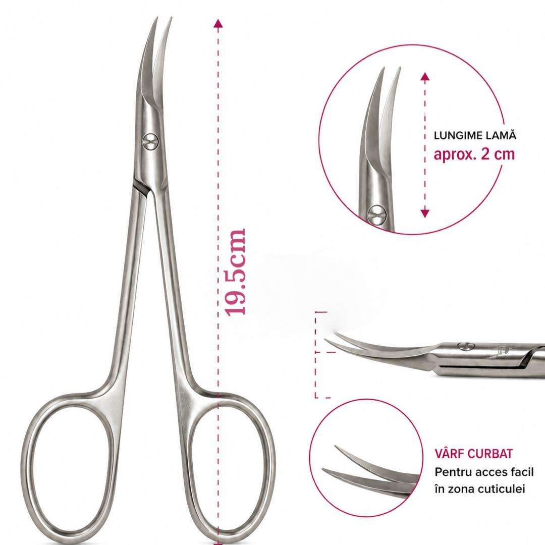 forfecuta 19.5 cm Foarfecă profesională pentru cuticule 19,5 cm